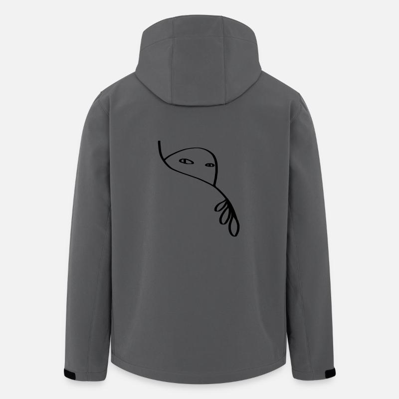 Callo - Recycelte Männer Softshell-Jacke von Stanley/Stella - Anthrazit