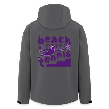 BEACH BOY - Recycelte Männer Softshell-Jacke von Stanley/Stella - Anthrazit - Hinten - AI Model Male 185 light (185cm)