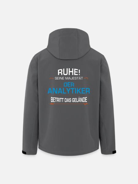 Analytiker Beruf - Recycelte Männer Softshell-Jacke von Stanley/Stella - Anthrazit