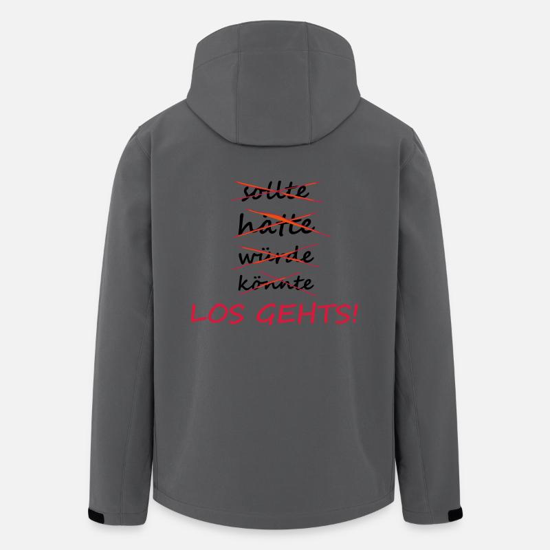 Motivation - Recycelte Männer Softshell-Jacke von Stanley/Stella - Anthrazit