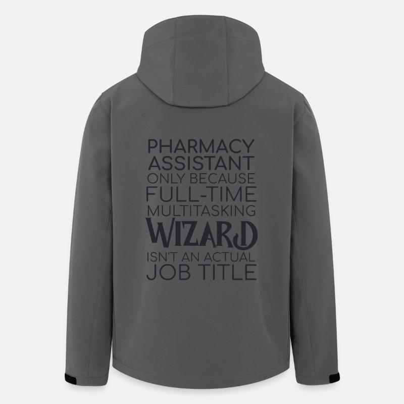 Pharmacy assistant Wizard - Recycelte Männer Softshell-Jacke von Stanley/Stella - Anthrazit