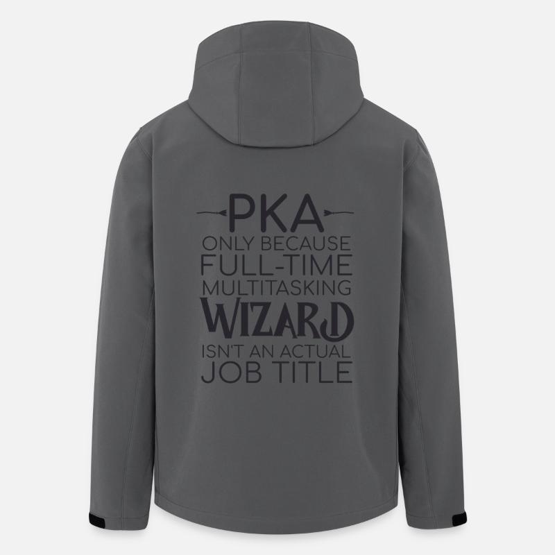 PKA Wizard Apotheke - Recycelte Männer Softshell-Jacke von Stanley/Stella - Anthrazit