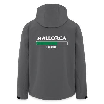 Mallorca loading Ladebalken - Recycelte Männer Softshell-Jacke von Stanley/Stella - Anthrazit - Hinten - AI Model Male 185 light (185cm)