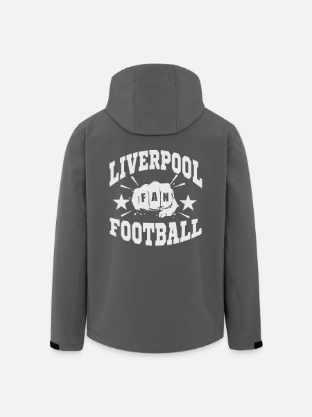 Liverpool_Fan - Recycelte Männer Softshell-Jacke von Stanley/Stella - Anthrazit