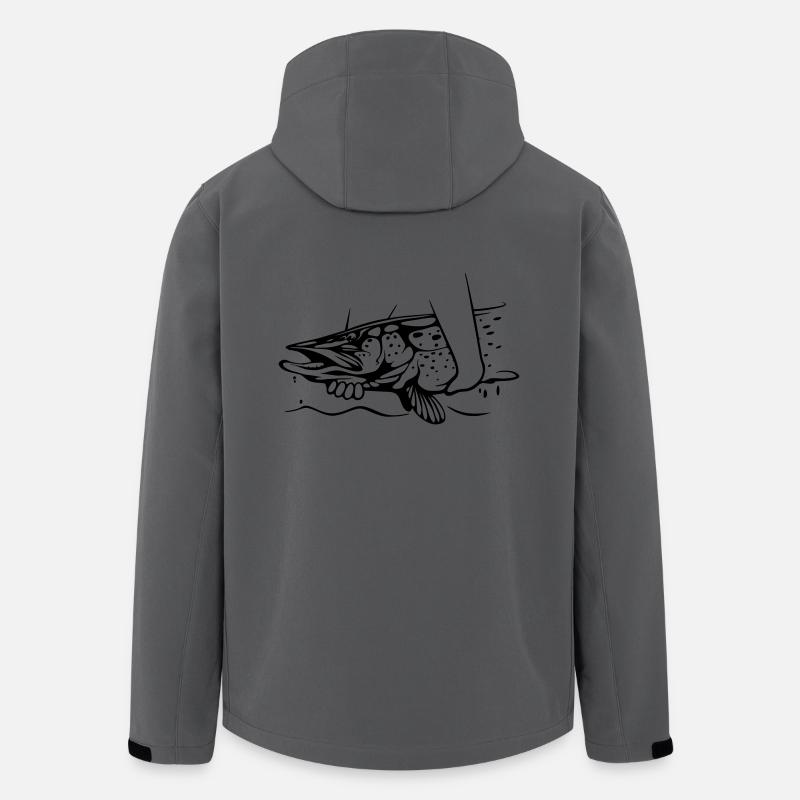 Pike Catch & Release - Men’s Recycled Softshell Jacket by Stanley/Stella - anthracite