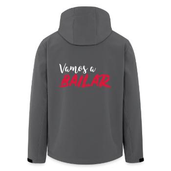 Vamos a BAILAR - Dance Shirt - Recycelte Männer Softshell-Jacke von Stanley/Stella - Anthrazit - Hinten - AI Model Male 185 light (185cm)