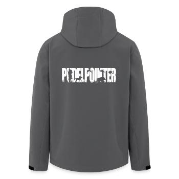 PUDELPOINTER Jagdhund Wilsigns Jäger Hund Geschenk - Recycelte Männer Softshell-Jacke von Stanley/Stella - Anthrazit - Hinten - AI Model Male 185 light (185cm)