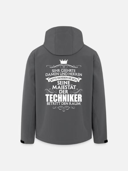 TECHNIKER - Majestät - Recycelte Männer Softshell-Jacke von Stanley/Stella - Anthrazit