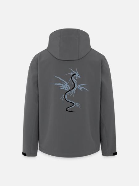 Dragon (3c) - Recycelte Männer Softshell-Jacke von Stanley/Stella - Anthrazit