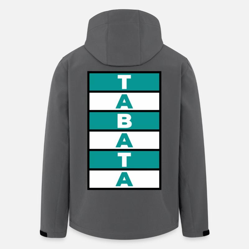 Tabata Training HIIT Fitness - Recycelte Männer Softshell-Jacke von Stanley/Stella - Anthrazit