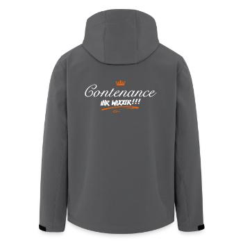Contenance, Ihr Wixxer - Recycelte Männer Softshell-Jacke von Stanley/Stella - Anthrazit - Hinten - AI Model Male 185 light (185cm)