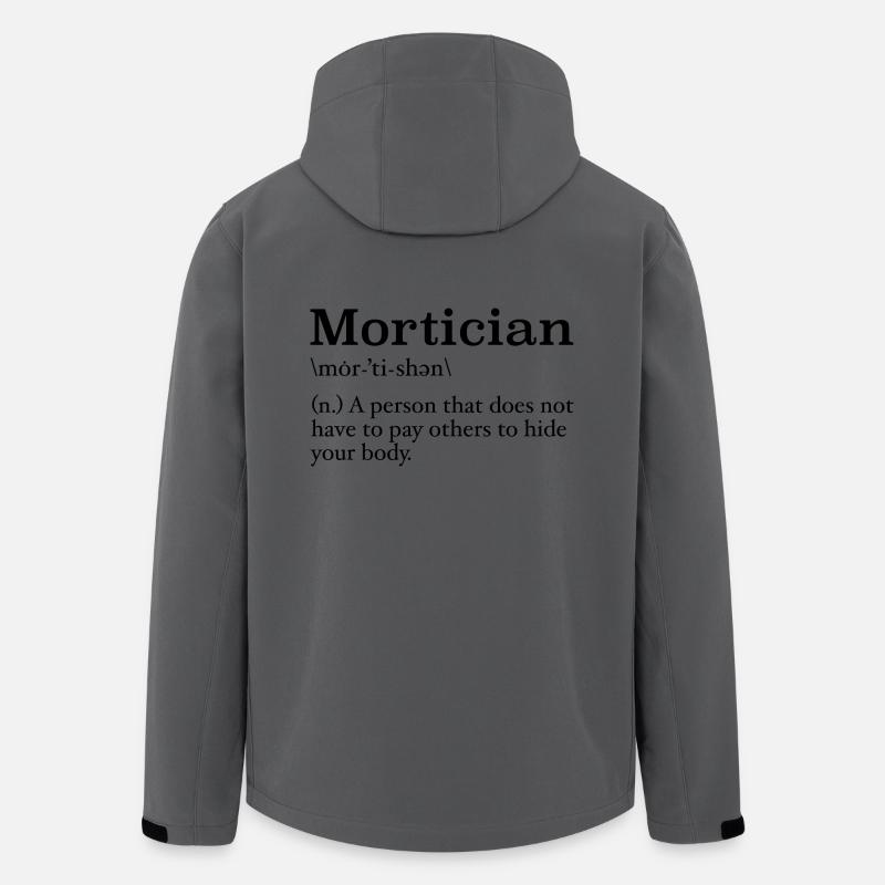 Bestatter Definition Studentin der Leichenkunde - Recycelte Männer Softshell-Jacke von Stanley/Stella - Anthrazit