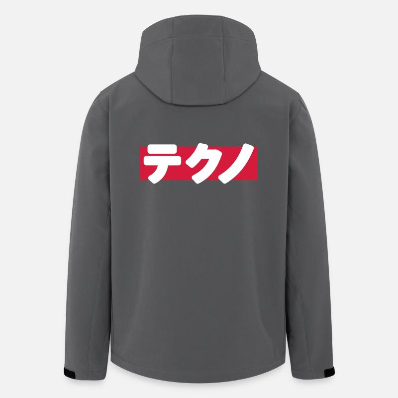 Techno - Recycelte Männer Softshell-Jacke von Stanley/Stella - Anthrazit