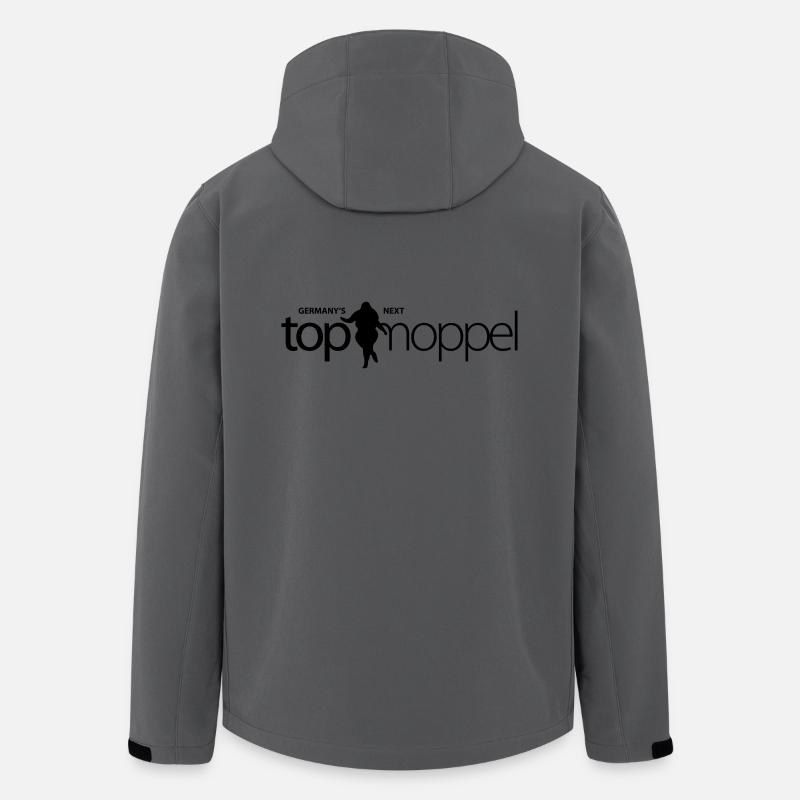 Germany s next Topmoppel Figur - Recycelte Männer Softshell-Jacke von Stanley/Stella - Anthrazit