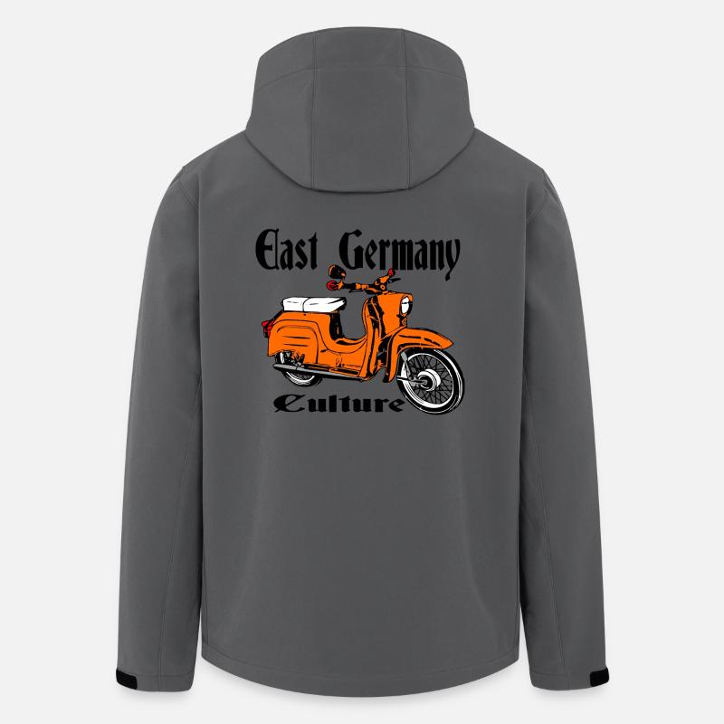 Simson Schwalbe Moped GDR - Men’s Recycled Softshell Jacket by Stanley/Stella - anthracite