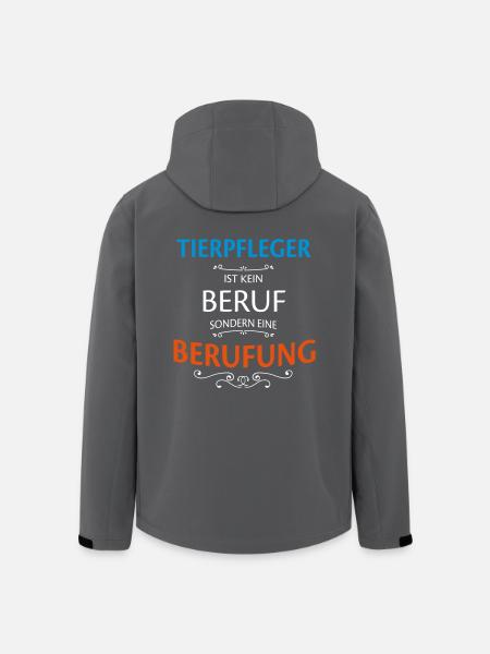 Tierpfleger Beruf - Recycelte Männer Softshell-Jacke von Stanley/Stella - Anthrazit