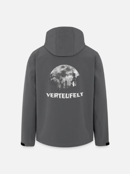 verteufelt rote Teufel Lautern Fußball Geschenk - Recycelte Männer Softshell-Jacke von Stanley/Stella - Anthrazit