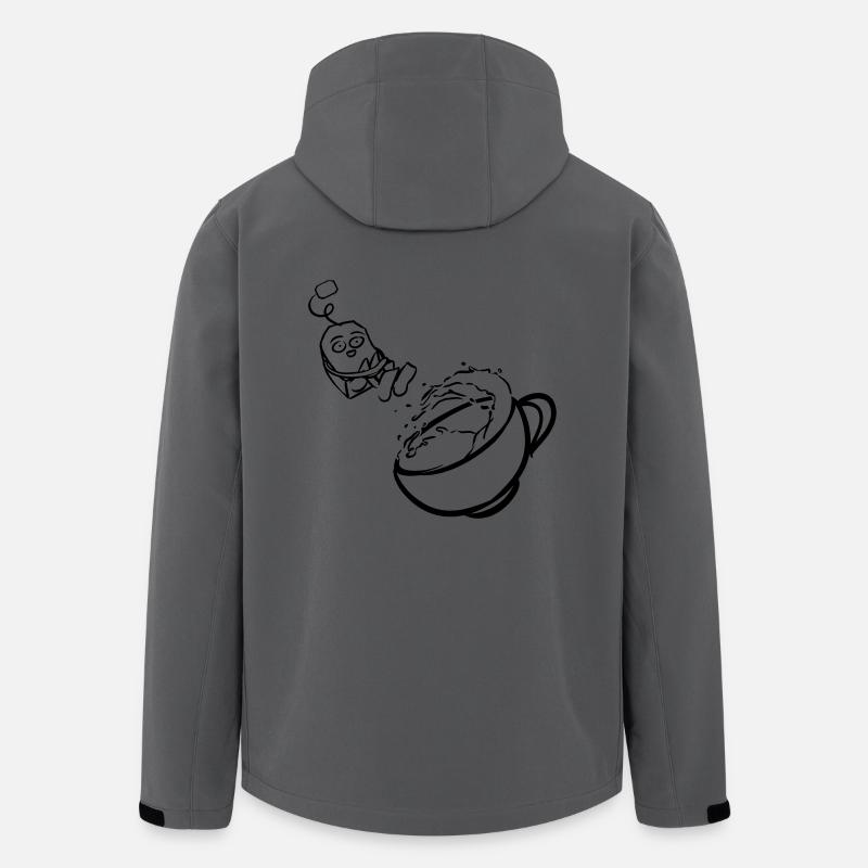 Tea - Men’s Recycled Softshell Jacket by Stanley/Stella - anthracite