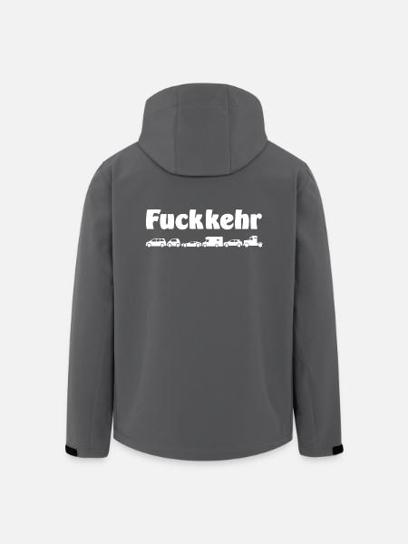 Fuckkehr - Scheiß-Verkehr - Recycelte Männer Softshell-Jacke von Stanley/Stella - Anthrazit
