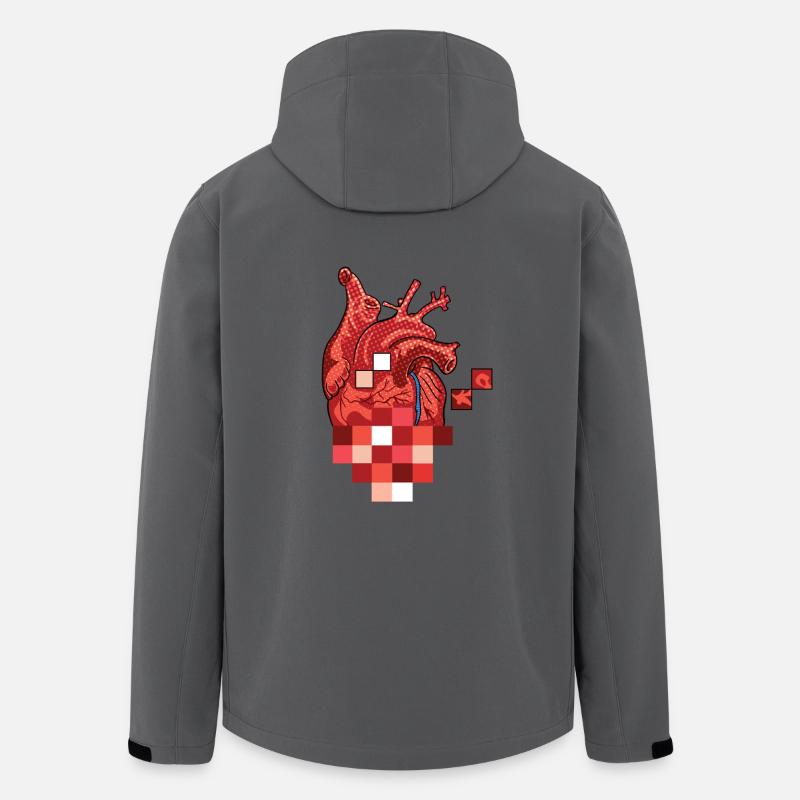 Pop (he) art - Men’s Recycled Softshell Jacket by Stanley/Stella - anthracite