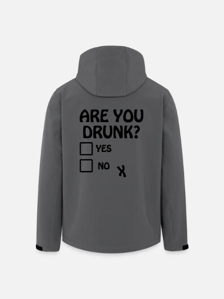 Are you drunk? - Men’s Recycled Softshell Jacket by Stanley/Stella - anthracite