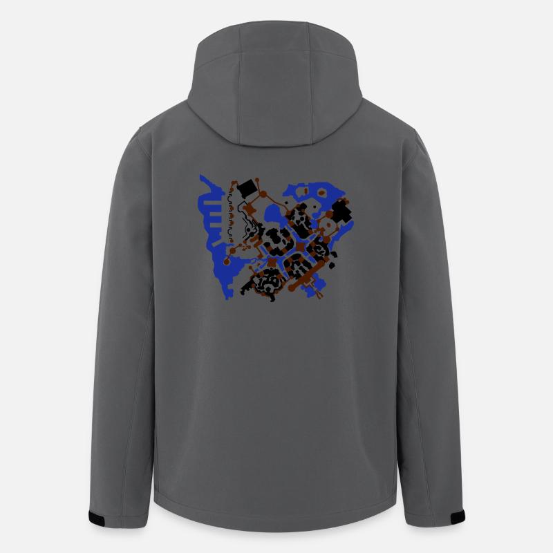 stormwind - Recycelte Männer Softshell-Jacke von Stanley/Stella - Anthrazit