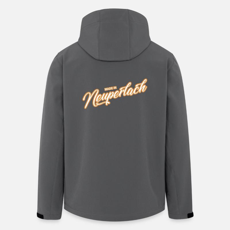 Neuperlach - weil´s Deine Hood ist! - Recycelte Männer Softshell-Jacke von Stanley/Stella - Anthrazit