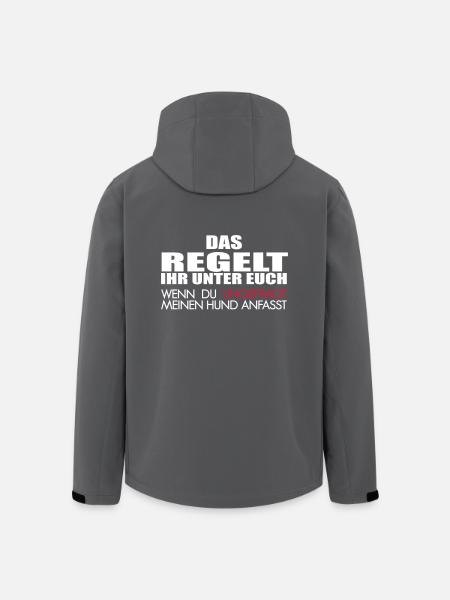T-Shirt women Flexdruck vorne - Recycelte Männer Softshell-Jacke von Stanley/Stella - Anthrazit