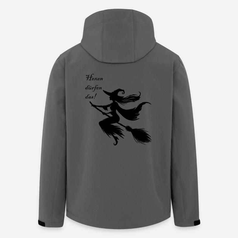 hexen dürfen das - Recycelte Männer Softshell-Jacke von Stanley/Stella - Anthrazit