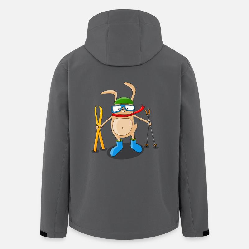 Ski Bunny - Skihase - Veste softshell homme en polyester recyclé Stanley/Stella - charbon