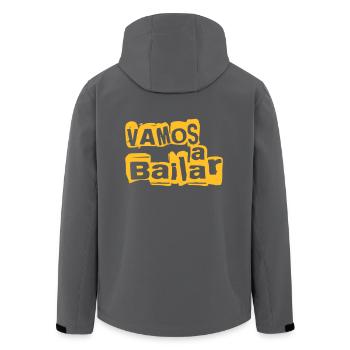 Vamos a bailar - Dance Shirt - Recycelte Männer Softshell-Jacke von Stanley/Stella - Anthrazit - Hinten - AI Model Male 185 light (185cm)