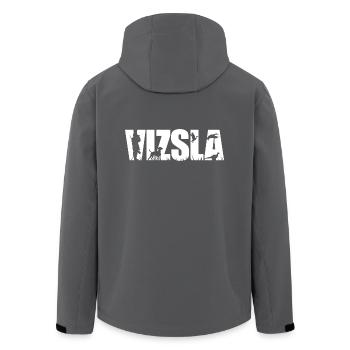 VIZSLA Jagdhund Jagdhunde Wilsigns - Recycelte Männer Softshell-Jacke von Stanley/Stella - Anthrazit - Hinten - AI Model Male 185 light (185cm)