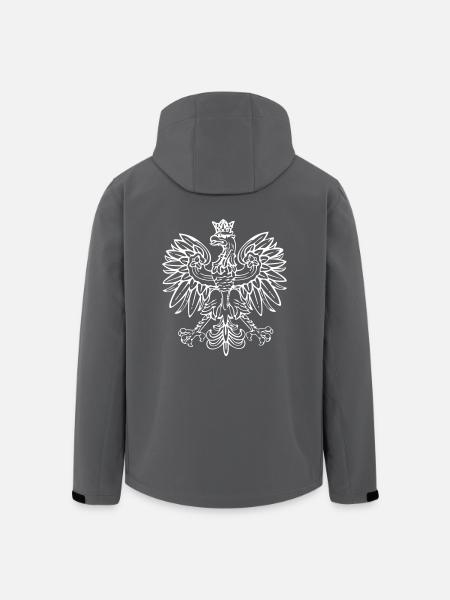 Der polnische Adler - Recycelte Männer Softshell-Jacke von Stanley/Stella - Anthrazit