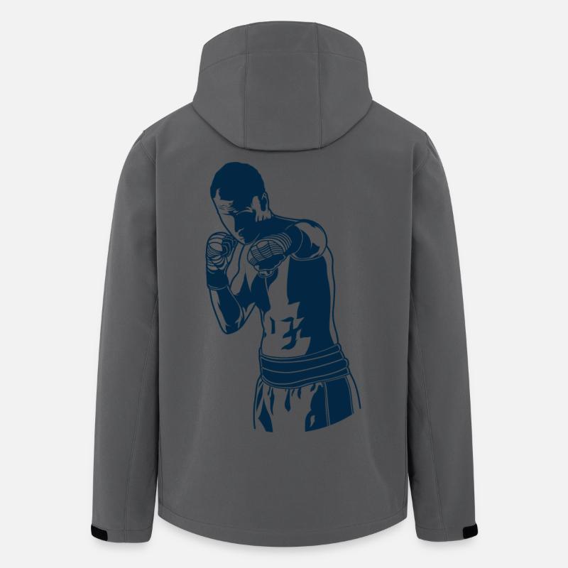 Boxer - Recycelte Männer Softshell-Jacke von Stanley/Stella - Anthrazit