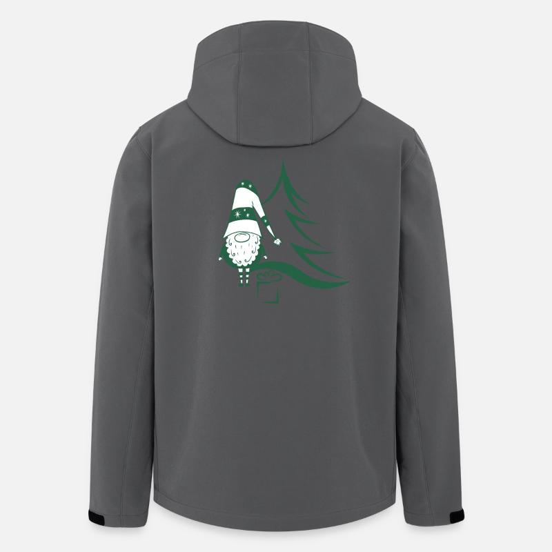 Weihnachtswichtel - Recycelte Männer Softshell-Jacke von Stanley/Stella - Anthrazit