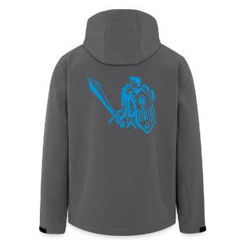 Mann Krieger Paladin RPG Tank Fantasy Geschenk - Recycelte Männer Softshell-Jacke von Stanley/Stella - Anthrazit - Hinten - AI Model Male 185 light (185cm)
