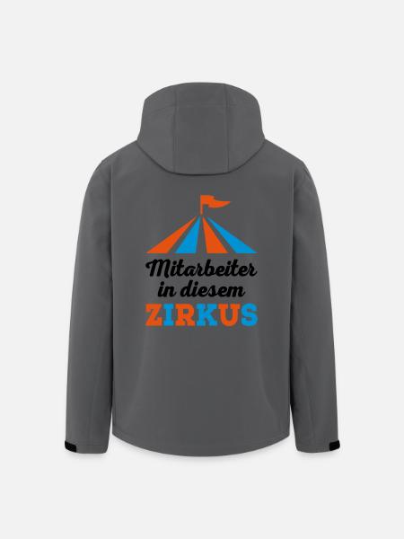 Mitarbeiter - Recycelte Männer Softshell-Jacke von Stanley/Stella - Anthrazit