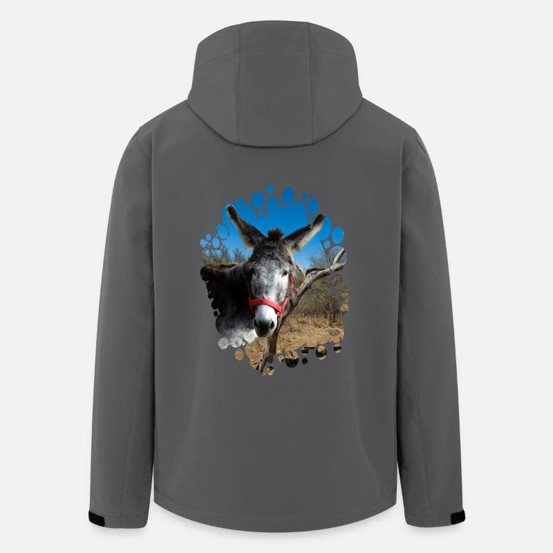 Donkey - Recycelte Männer Softshell-Jacke von Stanley/Stella - Anthrazit