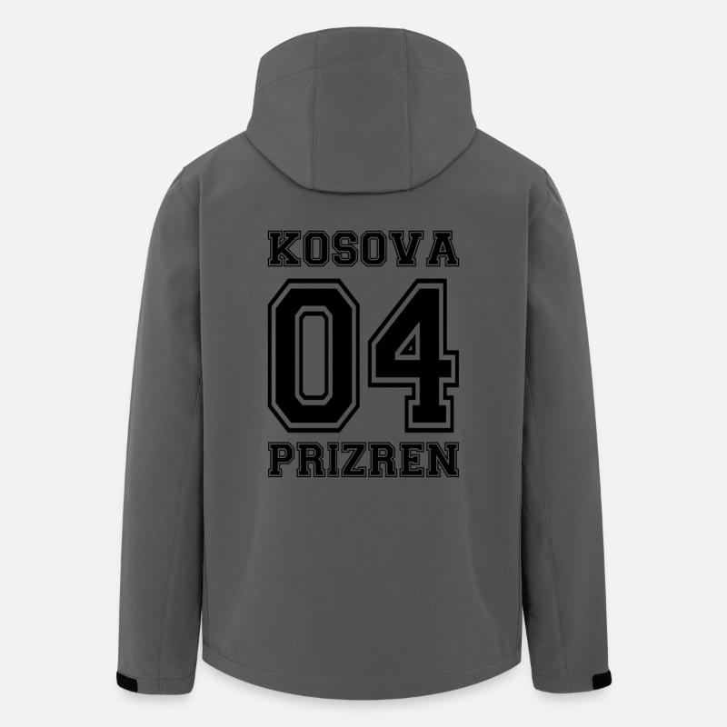 Kosova Prizren - Recycelte Männer Softshell-Jacke von Stanley/Stella - Anthrazit