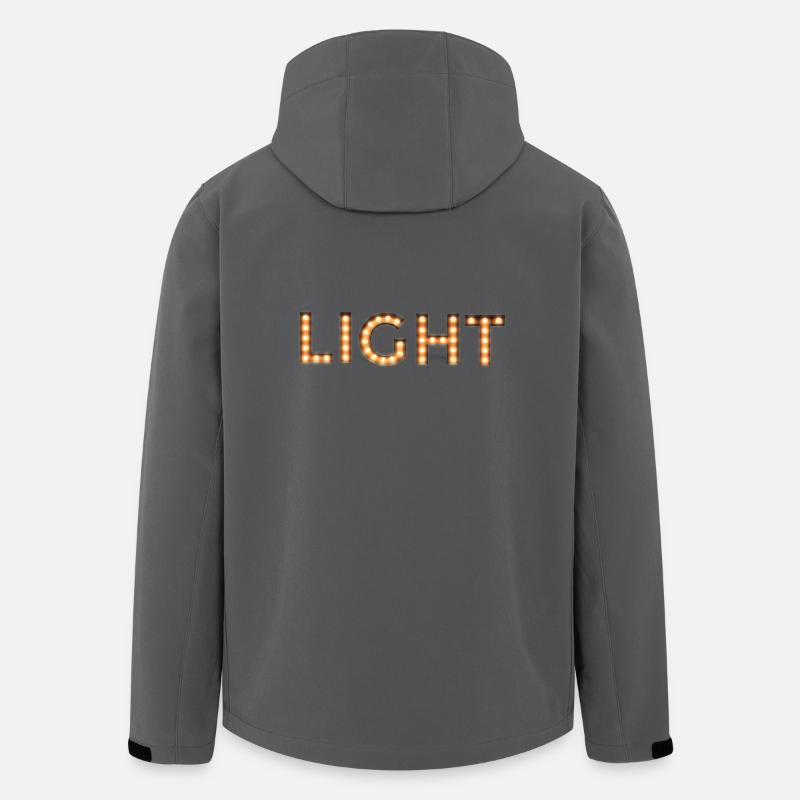 Light - Recycelte Männer Softshell-Jacke von Stanley/Stella - Anthrazit