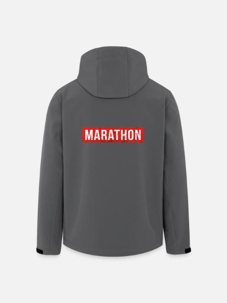 Marathon - Recycelte Männer Softshell-Jacke von Stanley/Stella - Anthrazit