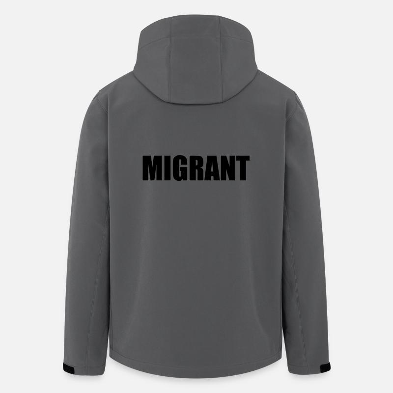 Migrant - Men’s Recycled Softshell Jacket by Stanley/Stella - anthracite