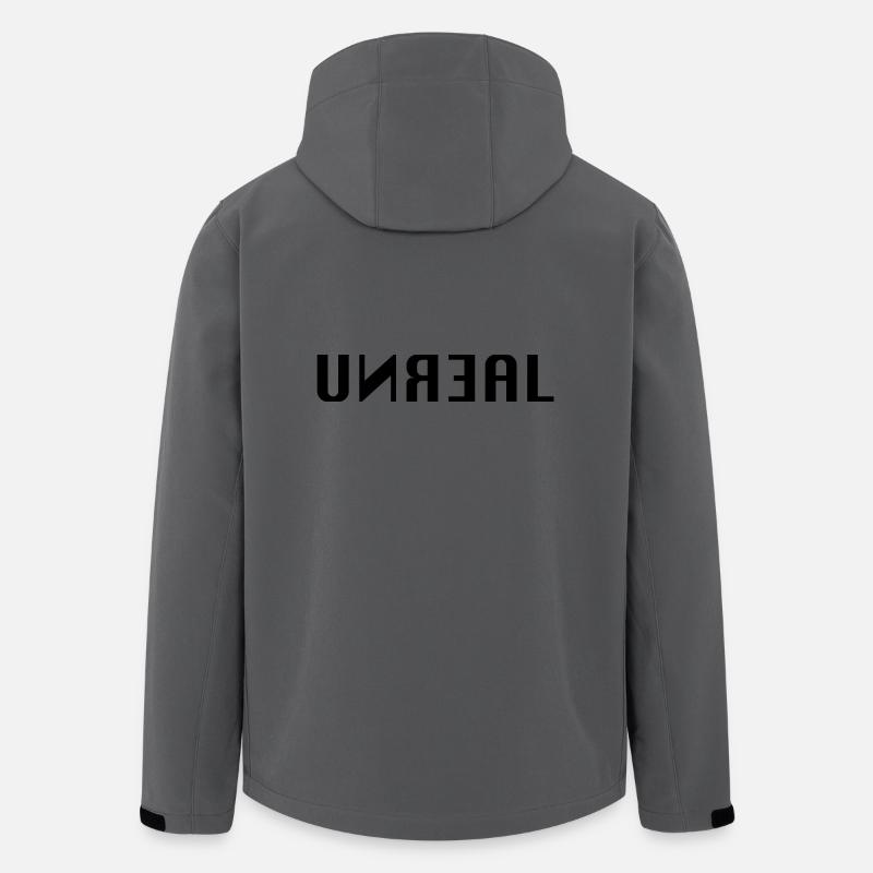 unreal - Recycelte Männer Softshell-Jacke von Stanley/Stella - Anthrazit