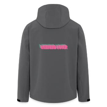 Weekend Lover - Recycelte Männer Softshell-Jacke von Stanley/Stella - Anthrazit - Hinten - AI Model Male 185 light (185cm)