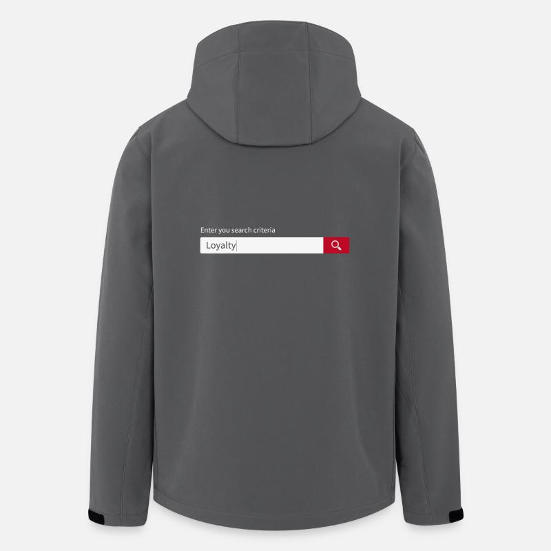 Suche Loyalität - Recycelte Männer Softshell-Jacke von Stanley/Stella - Anthrazit