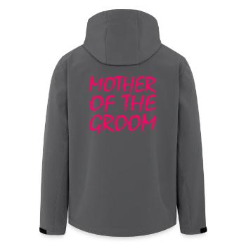 Mother of the groom - Recycelte Männer Softshell-Jacke von Stanley/Stella - Anthrazit - Hinten - AI Model Male 185 light (185cm)