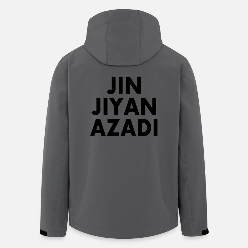 jin jiyan azadi - Veste softshell homme en polyester recyclé Stanley/Stella - charbon