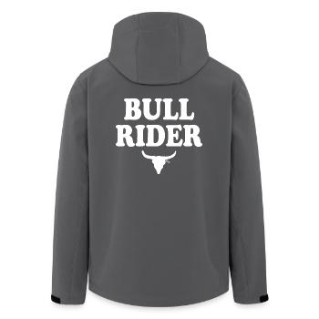 Bull rider - Recycelte Männer Softshell-Jacke von Stanley/Stella - Anthrazit - Hinten - AI Model Male 185 light (185cm)