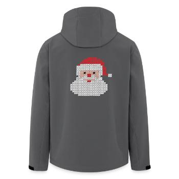 Santa Claus - Recycelte Männer Softshell-Jacke von Stanley/Stella - Anthrazit - Hinten - AI Model Male 185 light (185cm)