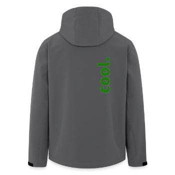 cool. - Recycelte Männer Softshell-Jacke von Stanley/Stella - Anthrazit - Hinten - AI Model Male 185 light (185cm)